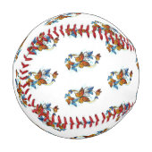 Balle De Baseball Infini de papillons monarques (Devant Gauche)