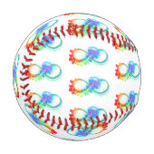 Balle De Baseball Infinity avec Rainbow Jellyfish (Devant Gauche)