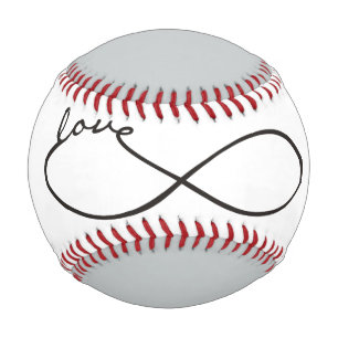 Balle De Baseball Infinity Love Lemniscate noir + votre backgr.