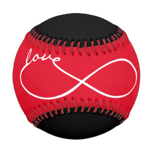Balle De Baseball Infinity Love Lemniscate white + votre backgr.