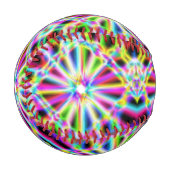 Balle De Baseball Iridescente Chrome Trois (Devant Gauche)