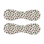 Balle De Baseball Irish Coffee Beans and Shamrocks Funny Design (Panneaux)