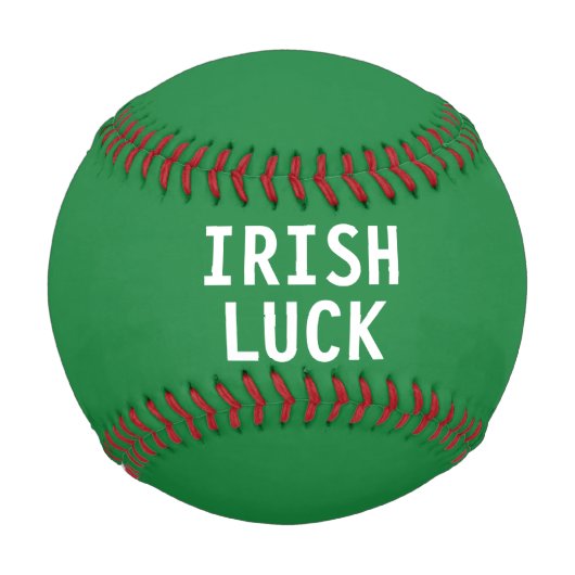 Balle De Baseball Irish Luck Baseball (Devant)