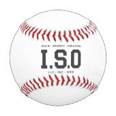 BALLE DE BASEBALL ISO (Devant)