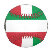 Balle De Baseball Italie Drapeau et blason Baseball patriotique (Dos)