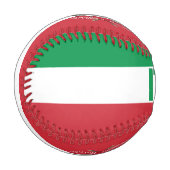 Balle De Baseball Italie Drapeau et blason Baseball patriotique (Devant Gauche)