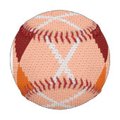 Balle De Baseball Jacquard réaliste Monogramme (Devant)