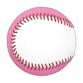 Balle De Baseball Jaguar Diablo baseball blanc et rose (Devant Gauche)