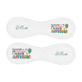 Balle De Baseball J'Ai Autisme Script Personnalisé Nom Moderne (Panneaux)