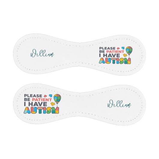 Balle De Baseball J'Ai Autisme Script Personnalisé Nom Moderne (Panneaux)