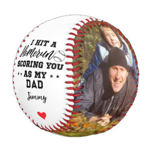 Balle De Baseball J'Ai Frappé Homerun Et Je T'Ai Classé Comme Mon Pè