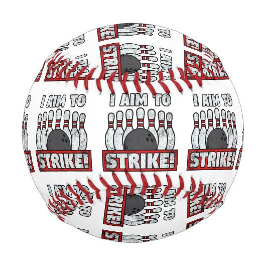 Balle De Baseball J'ai l'intention de faire la grève (Devant)
