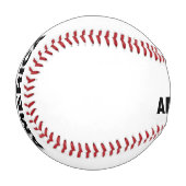 Balle De Baseball J'aime l'Amérique (Devant Gauche)