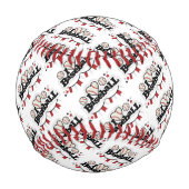 Balle De Baseball J'Aime Le Baseball (Devant)