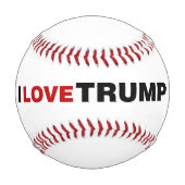 Balle De Baseball J'aime Trump (Devant)