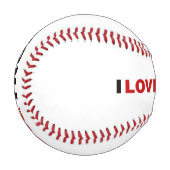 Balle De Baseball J'aime Trump (Devant Gauche)