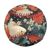 Balle De Baseball Japonais Koi Poisson Motif (Dos)