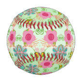 Balle De Baseball Jardin Éclectique Enchantant : Beauté Florale Dive (Dos)