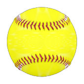 Balle De Baseball Jaune Étincelant (Dos)