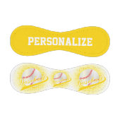 Balle De Baseball Jaune | White Retro Baseball Sports (Panneaux)