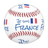 Balle De Baseball Je suis France Baseball (Dos)