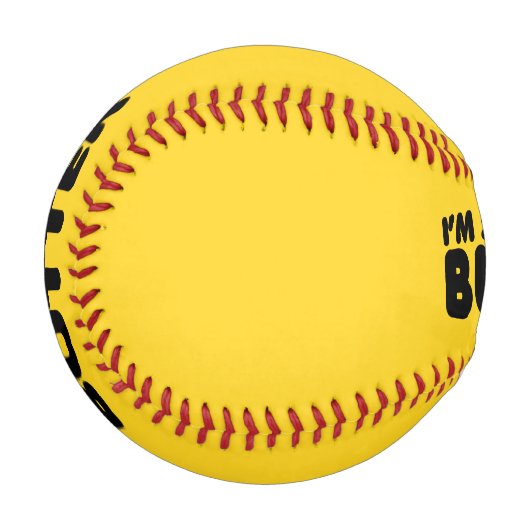 Balle De Baseball Je suis Smooth Like Butter (Devant Gauche)