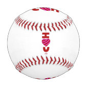 Balle De Baseball Je T'Aime Baseball (Dos)