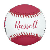 Balle De Baseball Je t'aime papa (Dos)