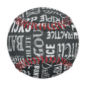 Balle De Baseball Jeu de baseball Chalkboard Mots Baseball (Dos)