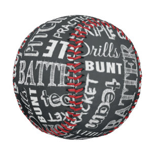Balle De Baseball Jeu de baseball Chalkboard Mots Baseball