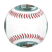 Balle De Baseball Jeune camp d'été île cabine avec panneau personnal (Devant)