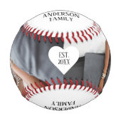 Balle De Baseball Jeune couple marié mariage joyeux anniversaire de  (Devant)