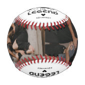 Balle De Baseball Joli Bonus Papa Citation & 2x Photo (Devant)