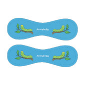 Balle De Baseball Joli dessin animé de chenille verte mignonne (Panneaux)