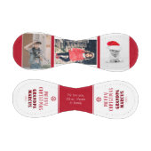 Balle De Baseball Joli Noël Grand-père 3 Photo Collage (Panneaux)