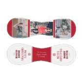 Balle De Baseball Joli papa de Noël 3 Photo Collage (Panneaux)