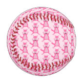 Balle De Baseball Joli rose bébé fille Fox Patterned (Devant Gauche)