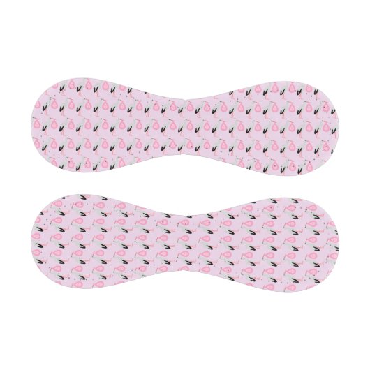 Balle De Baseball Jolie chatte rose bébé fille Stork (Panneaux)