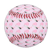 Balle De Baseball Jolie chatte rose bébé fille Stork (Dos)