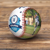 Balle De Baseball Joueur sur mesure amusant Nom et numéro Deux photo