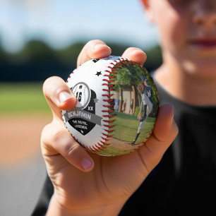 Balle De Baseball Joueur sur mesure amusant Nom et numéro Deux photo