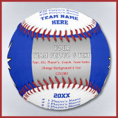 Balle De Baseball Joueurs, Équipe, Noms D'Entraîneurs Personnalisés 