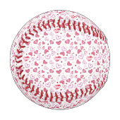 Balle De Baseball Jour de Valentine (Devant Gauche)