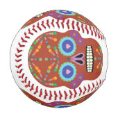 Balle De Baseball Jour des morts Emar Design (Devant Gauche)