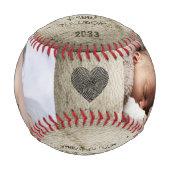 Balle De Baseball Joyeuse 1ère Fête des pères Daddy Photo Collage Ke (Devant)