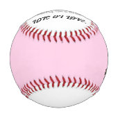 Balle De Baseball Joyeuse Fête des mères, maman de baseball (Devant)