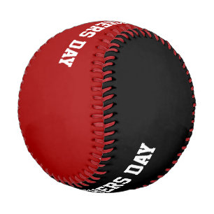 Balle De Baseball Joyeuse fête des pères EST nom personnalisé