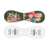 Balle De Baseball Joyeuse fête des pères Photos de famille Nom Scrip (Panneaux)