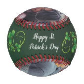 Balle De Baseball Joyeuse Saint-Patrick 2 Photos Petit ami (Dos)