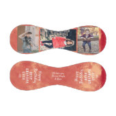 Balle De Baseball Joyeux anniversaire grand-père moderne 3 photo Col (Panneaux)